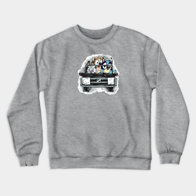 The Fluff and the Furious Crewneck Sweatshirt by JBauerart